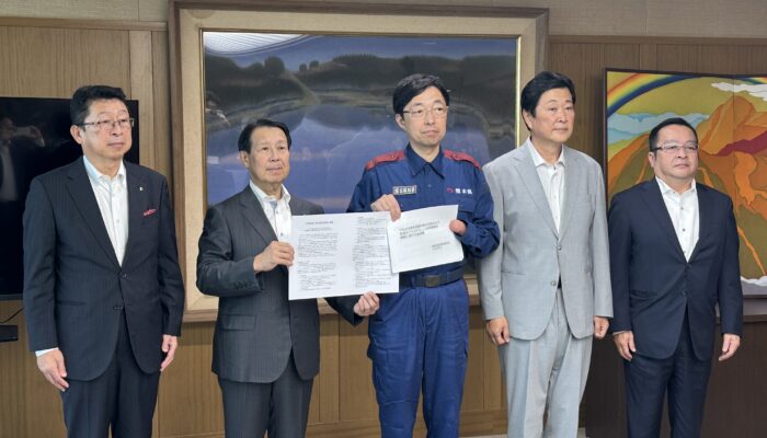 熊本県、熊本市へ2026年度の提言を提出いたしました。
